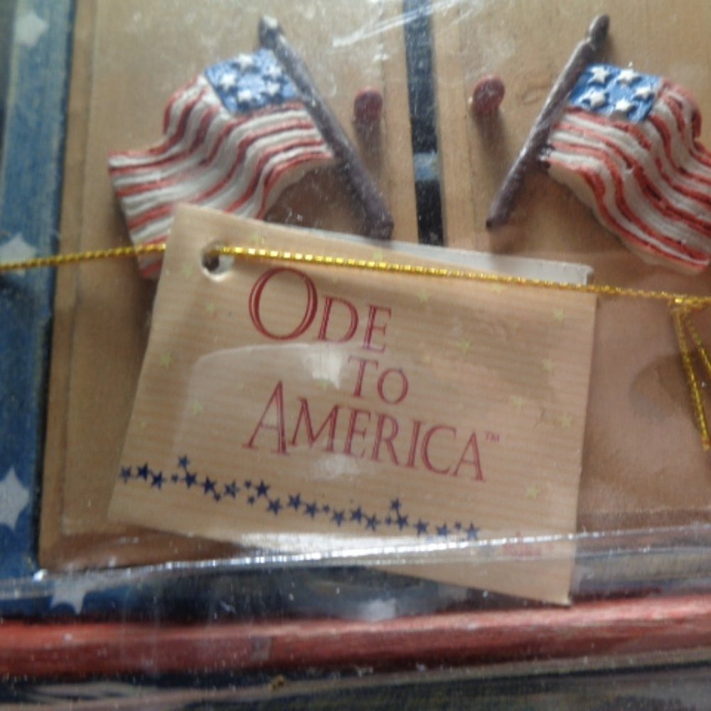 Ode To America, Mini Wooden Furniture By RUSS, Lot Of Four, New Sealed - Picture 6 of 7